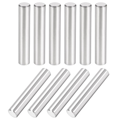 Harfington Uxcell 10Pcs Dowel Pin 304 Stainless Steel Cylindrical Shelf Support Pin