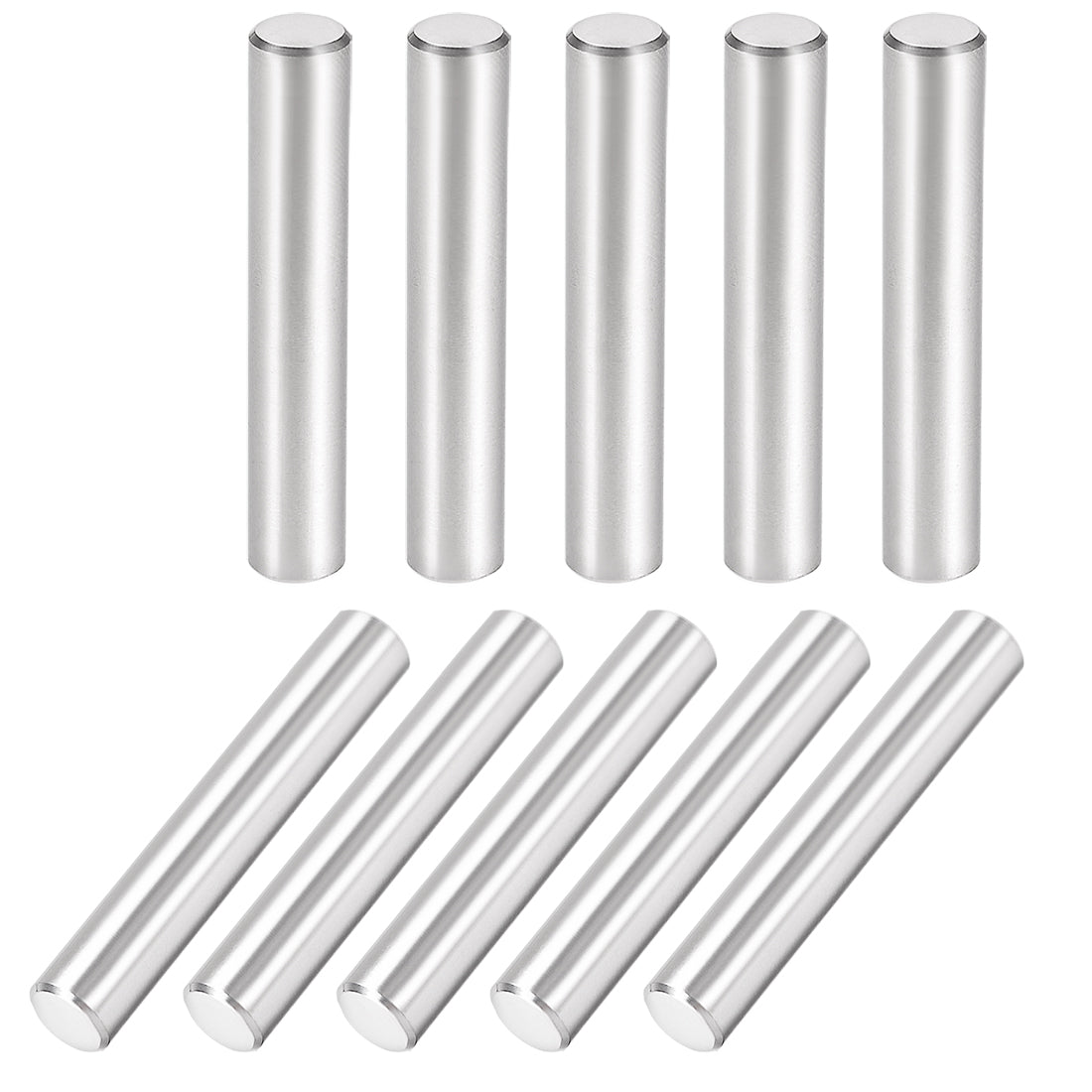 uxcell Uxcell 10Pcs Dowel Pin 304 Stainless Steel Cylindrical Shelf Support Pin