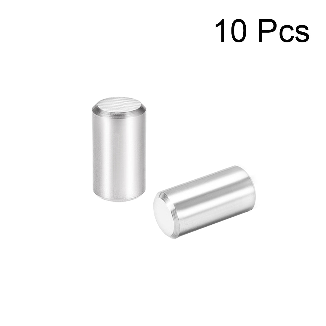 uxcell Uxcell 10Pcs Dowel Pin 304 Stainless Steel Cylindrical Shelf Support Pin