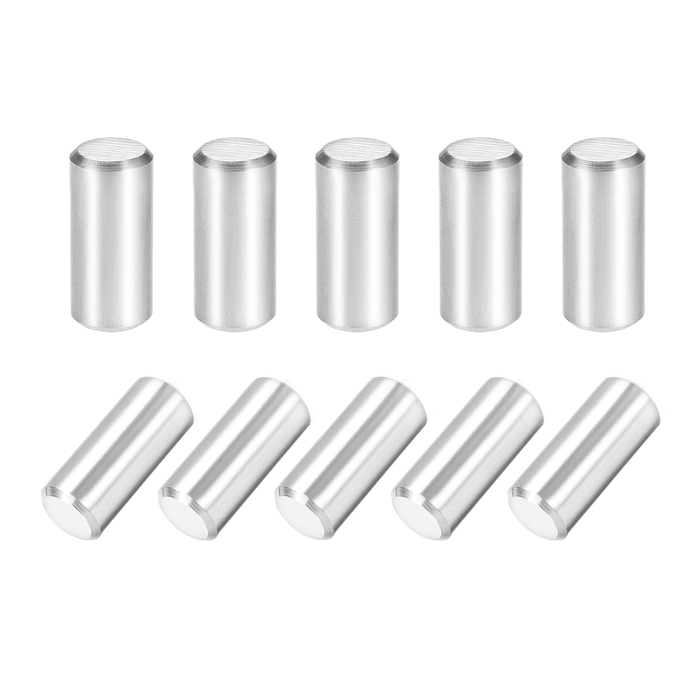 uxcell Uxcell 10Pcs Dowel Pin 304 Stainless Steel Cylindrical Shelf Support Pin