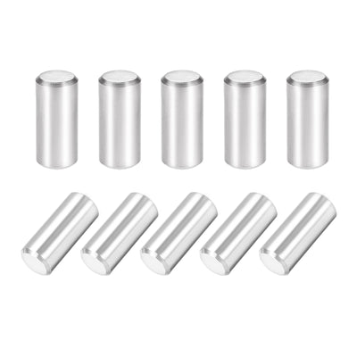 Harfington Uxcell 10Pcs Dowel Pin 304 Stainless Steel Cylindrical Shelf Support Pin