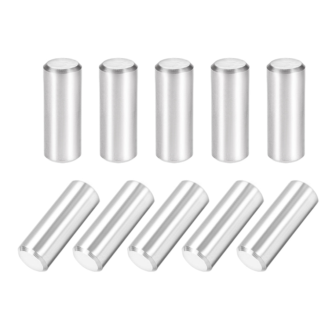 uxcell Uxcell 10Pcs Dowel Pin 304 Stainless Steel Cylindrical Shelf Support Pin