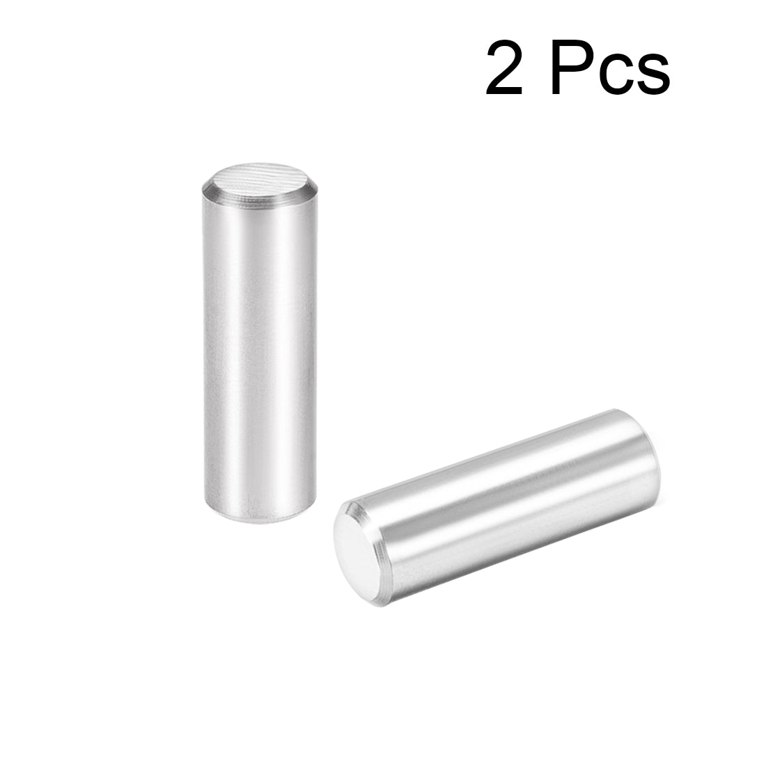 uxcell Uxcell 2Pcs Dowel Pin 304 Stainless Steel Cylindrical Shelf Support Pin