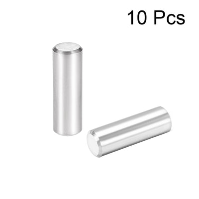 Harfington Uxcell 10Pcs Dowel Pin 304 Stainless Steel Cylindrical Shelf Support Pin