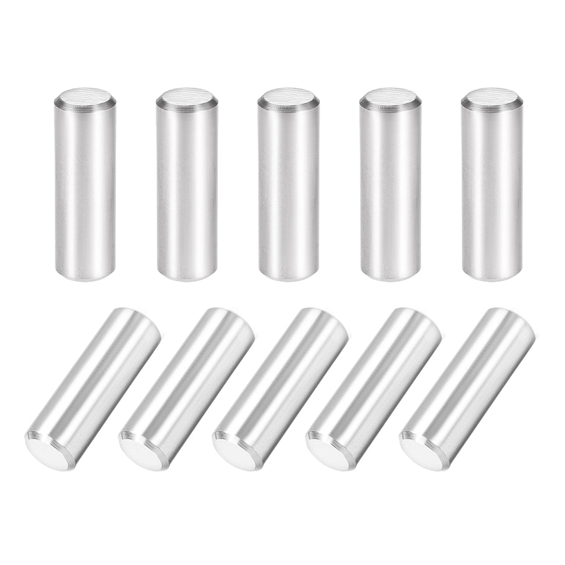 uxcell Uxcell 10Pcs Dowel Pin 304 Stainless Steel Cylindrical Shelf Support Pin