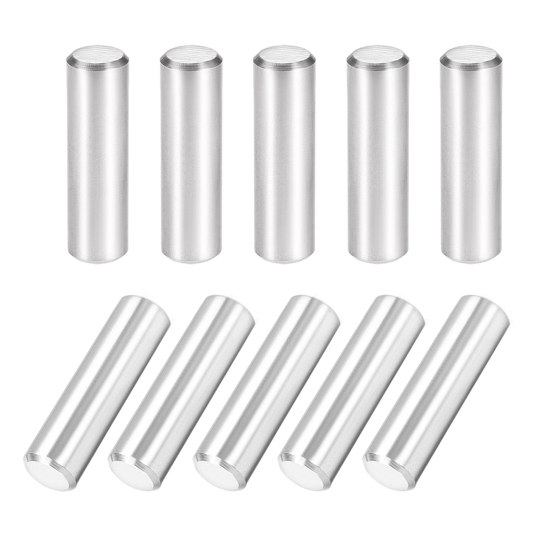 uxcell Uxcell 10Pcs Dowel Pin 304 Stainless Steel Cylindrical Shelf Support Pin