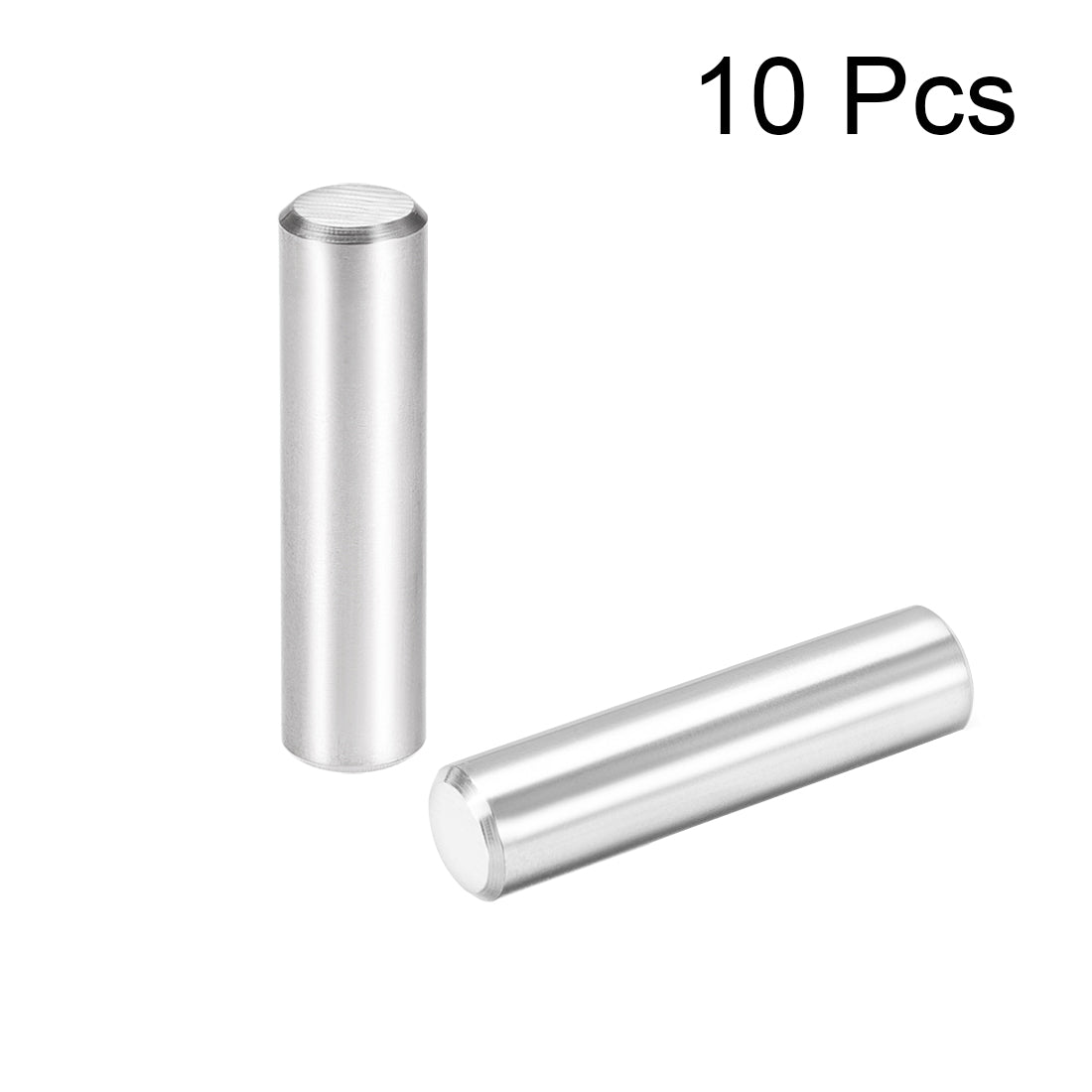 uxcell Uxcell 10Pcs Dowel Pin 304 Stainless Steel Cylindrical Shelf Support Pin