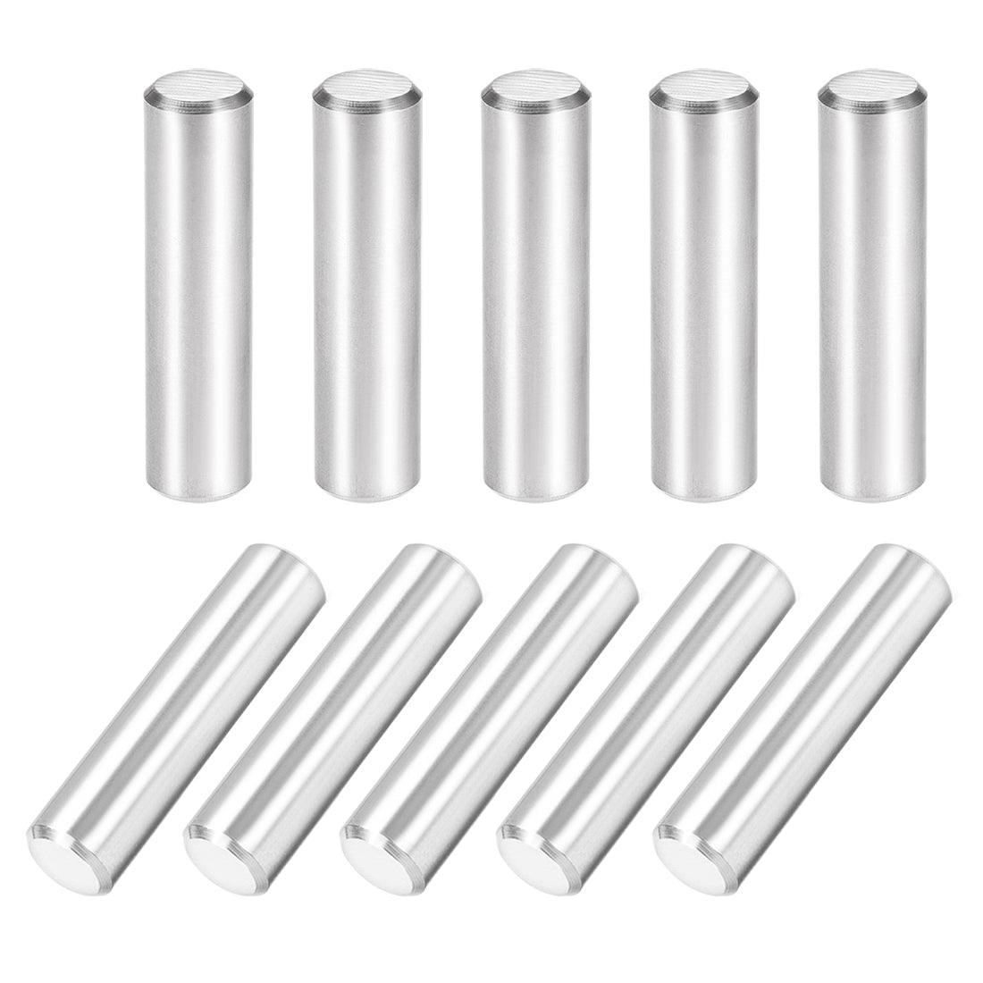 uxcell Uxcell 10Pcs Dowel Pin 304 Stainless Steel Cylindrical Shelf Support Pin