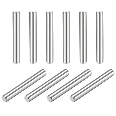 Harfington Uxcell 10Pcs  Dowel Pin 304 Stainless Steel Cylindrical Shelf Support Pin