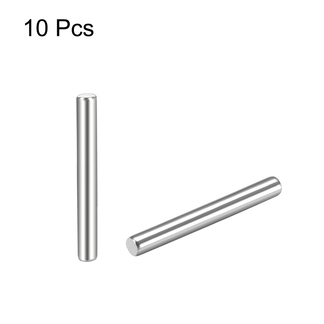 uxcell Uxcell 10Pcs  Dowel Pin 304 Stainless Steel Cylindrical Shelf Support Pin