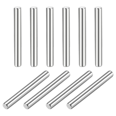 Harfington Uxcell 10Pcs  Dowel Pin 304 Stainless Steel Cylindrical Shelf Support Pin