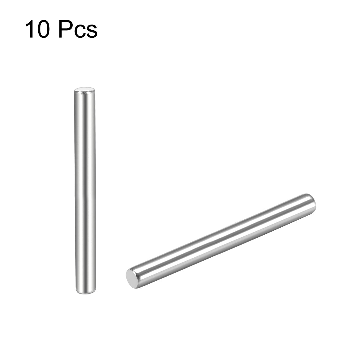 uxcell Uxcell 10Pcs  Dowel Pin 304 Stainless Steel Cylindrical Shelf Support Pin