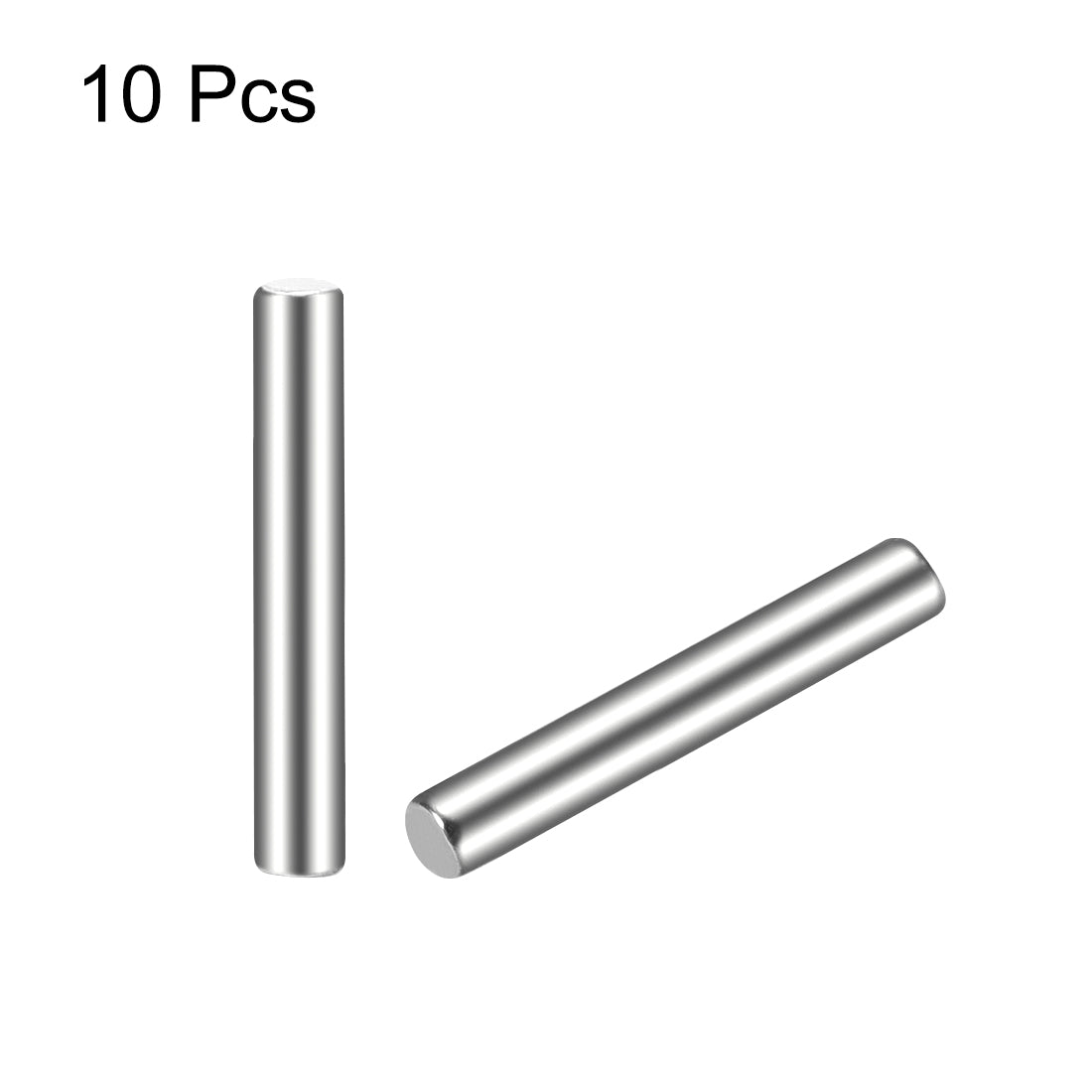 uxcell Uxcell 10Pcs  Dowel Pin 304 Stainless Steel Cylindrical Shelf Support Pin