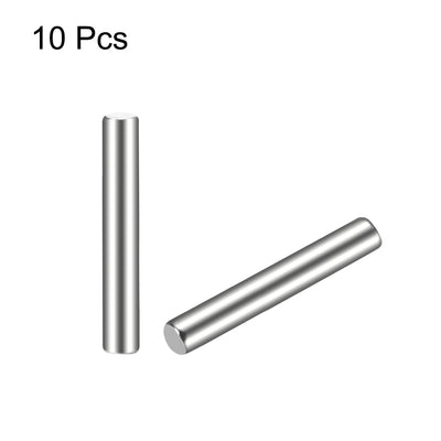 Harfington Uxcell 10Pcs  Dowel Pin 304 Stainless Steel Cylindrical Shelf Support Pin