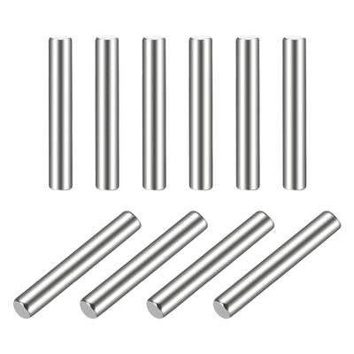 Harfington Uxcell 10Pcs  Dowel Pin 304 Stainless Steel Cylindrical Shelf Support Pin