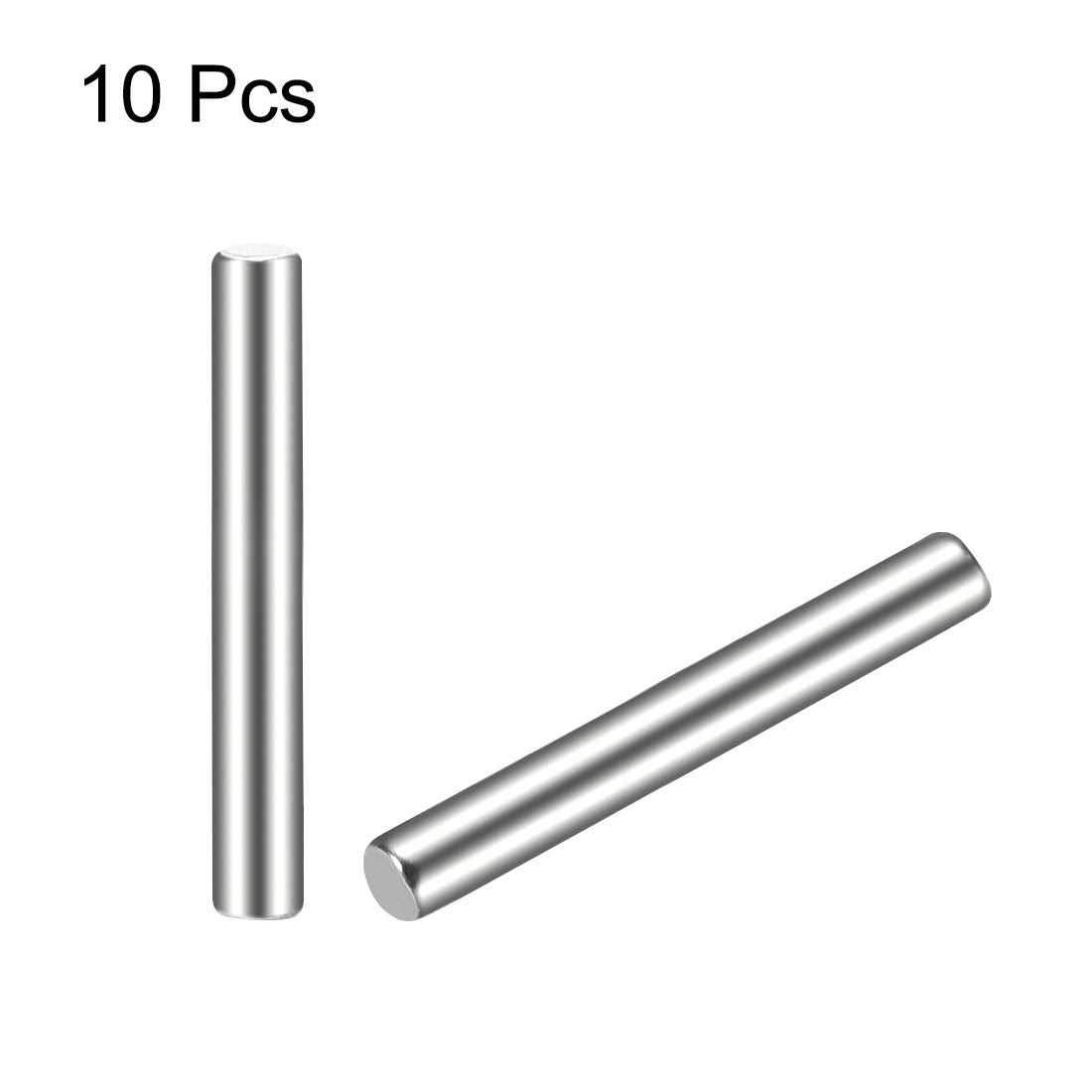 uxcell Uxcell 10Pcs  Dowel Pin 304 Stainless Steel Cylindrical Shelf Support Pin