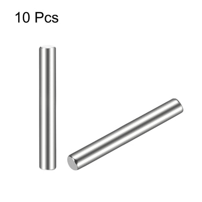 Harfington Uxcell 10Pcs  Dowel Pin 304 Stainless Steel Cylindrical Shelf Support Pin