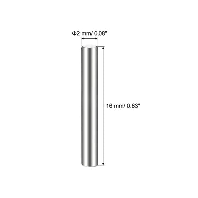 Harfington Uxcell 10Pcs  Dowel Pin 304 Stainless Steel Cylindrical Shelf Support Pin