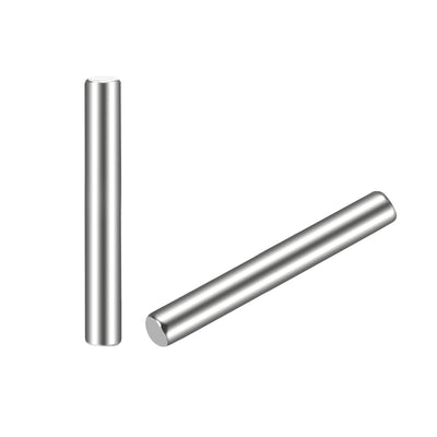 Harfington Uxcell 15Pcs Dowel Pin 304 Stainless Steel Cylindrical Shelf Support Pin Fasten Elements Silver Tone