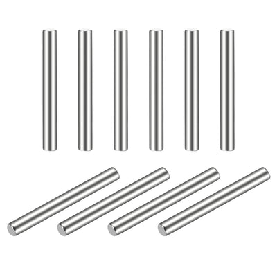 Harfington Uxcell 10Pcs  Dowel Pin 304 Stainless Steel Cylindrical Shelf Support Pin