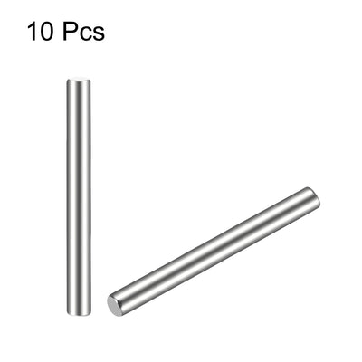 Harfington Uxcell 10Pcs  Dowel Pin 304 Stainless Steel Cylindrical Shelf Support Pin