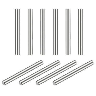 Harfington Uxcell 10Pcs  Dowel Pin 304 Stainless Steel Cylindrical Shelf Support Pin