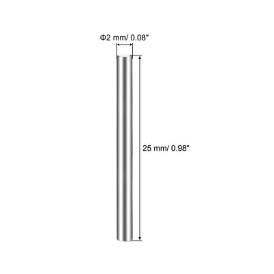 Harfington Uxcell 10Pcs  Dowel Pin 304 Stainless Steel Cylindrical Shelf Support Pin