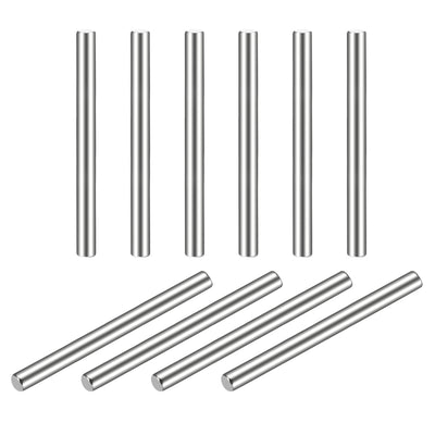 Harfington Uxcell 10Pcs  Dowel Pin 304 Stainless Steel Cylindrical Shelf Support Pin