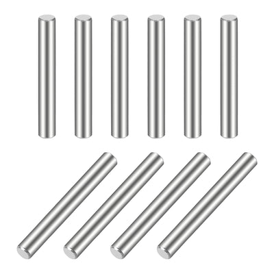 Harfington Uxcell 10Pcs  Dowel Pin 304 Stainless Steel Cylindrical Shelf Support Pin