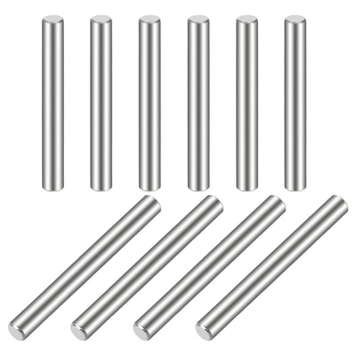 Harfington Uxcell 10Pcs  Dowel Pin 304 Stainless Steel Cylindrical Shelf Support Pin