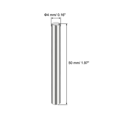 Harfington Uxcell 10Pcs  Dowel Pin 304 Stainless Steel Cylindrical Shelf Support Pin