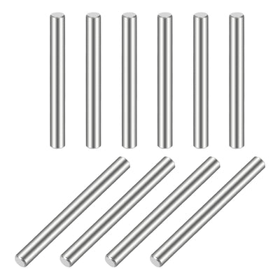 Harfington Uxcell 10Pcs  Dowel Pin 304 Stainless Steel Cylindrical Shelf Support Pin