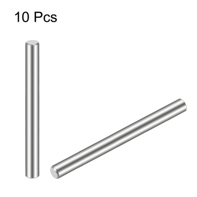 Harfington Uxcell 10Pcs  Dowel Pin 304 Stainless Steel Cylindrical Shelf Support Pin