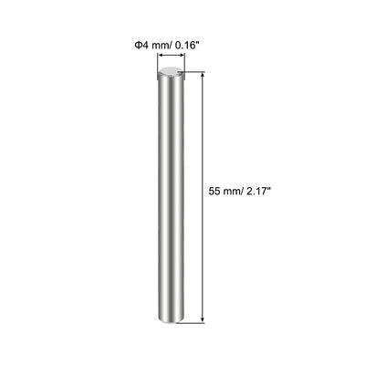 Harfington Uxcell 10Pcs  Dowel Pin 304 Stainless Steel Cylindrical Shelf Support Pin