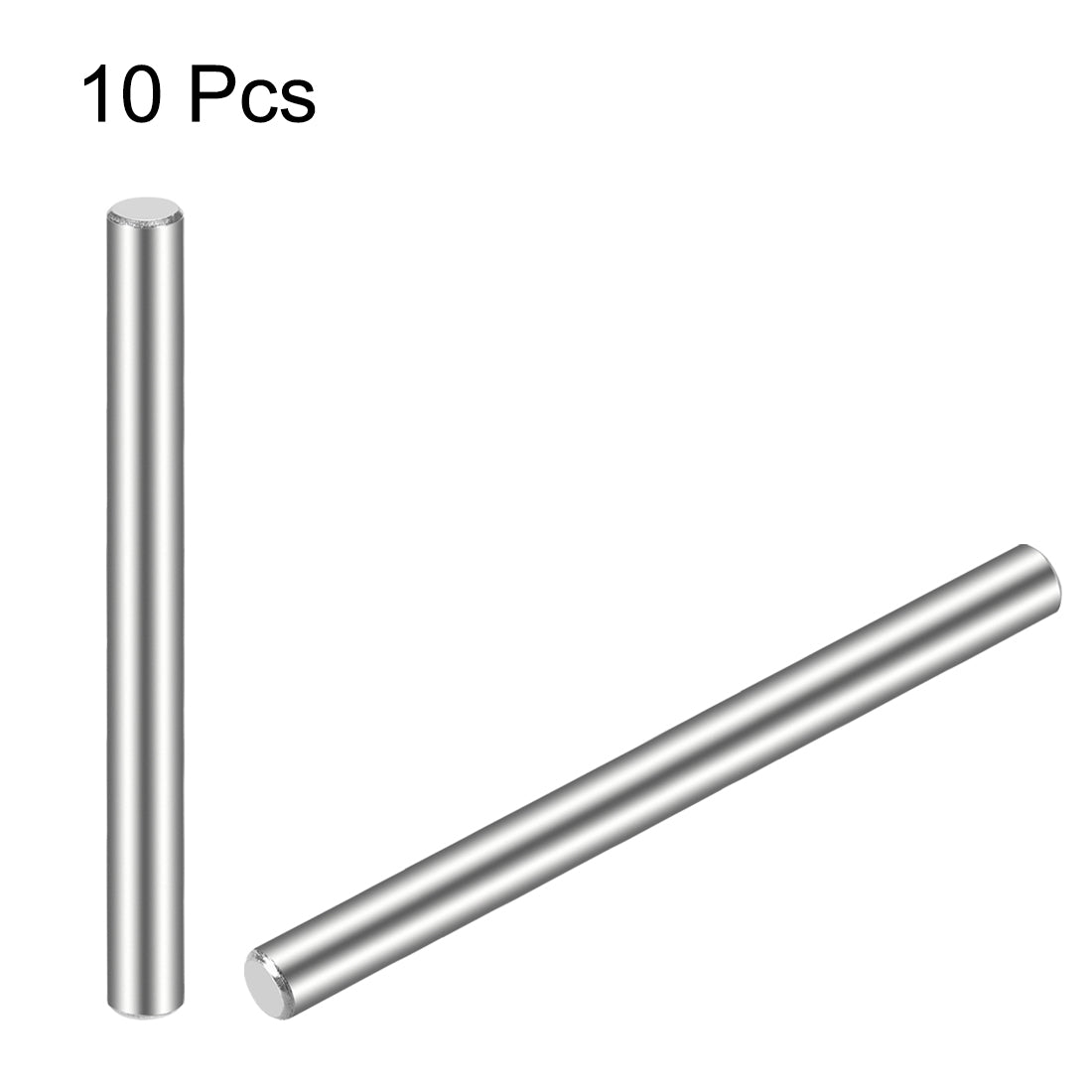 uxcell Uxcell 10Pcs  Dowel Pin 304 Stainless Steel Cylindrical Shelf Support Pin