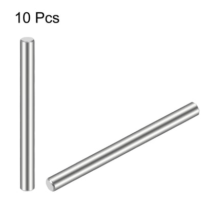 Harfington Uxcell 10Pcs  Dowel Pin 304 Stainless Steel Cylindrical Shelf Support Pin