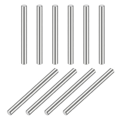 Harfington Uxcell 10Pcs  Dowel Pin 304 Stainless Steel Cylindrical Shelf Support Pin