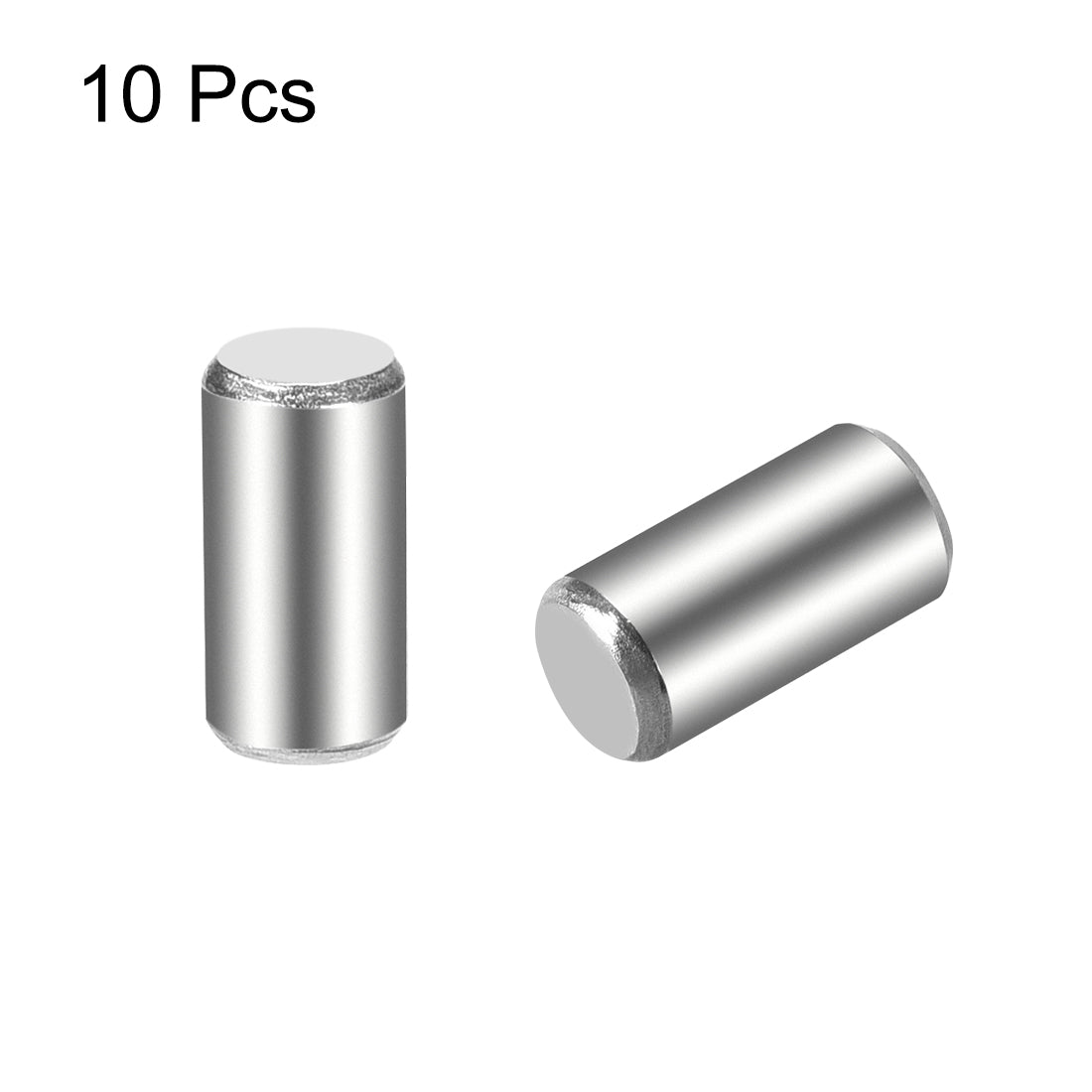 uxcell Uxcell 10Pcs  Dowel Pin 304 Stainless Steel Cylindrical Shelf Support Pin