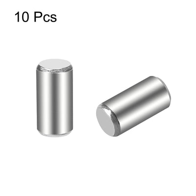 Harfington Uxcell 10Pcs  Dowel Pin 304 Stainless Steel Cylindrical Shelf Support Pin