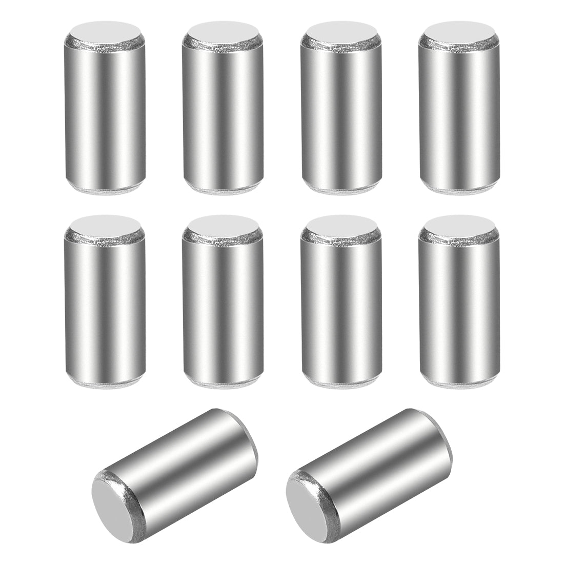 uxcell Uxcell 10Pcs  Dowel Pin 304 Stainless Steel Cylindrical Shelf Support Pin