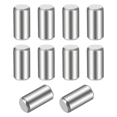 Harfington Uxcell 10Pcs  Dowel Pin 304 Stainless Steel Cylindrical Shelf Support Pin