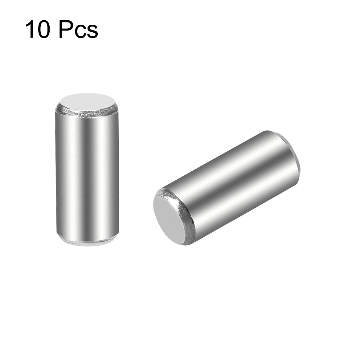 uxcell Uxcell 10Pcs  Dowel Pin 304 Stainless Steel Cylindrical Shelf Support Pin