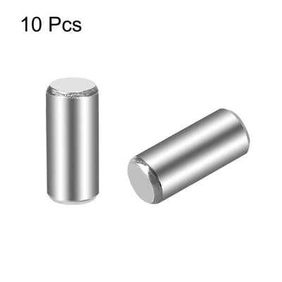 Harfington Uxcell 10Pcs  Dowel Pin 304 Stainless Steel Cylindrical Shelf Support Pin