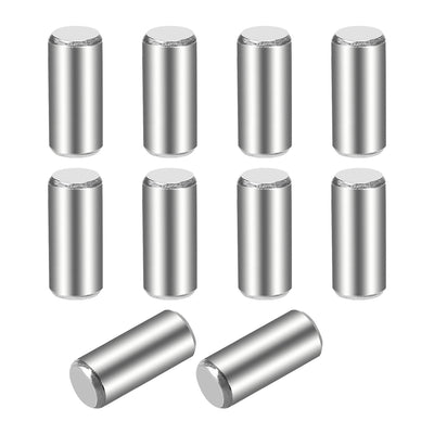 Harfington Uxcell 10Pcs  Dowel Pin 304 Stainless Steel Cylindrical Shelf Support Pin