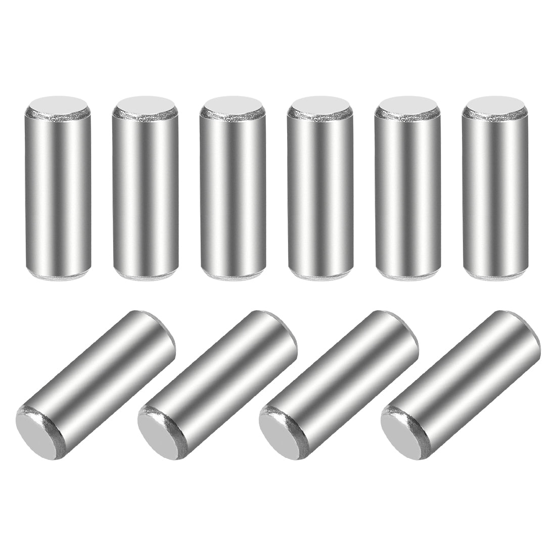 uxcell Uxcell 10Pcs  Dowel Pin 304 Stainless Steel Cylindrical Shelf Support Pin