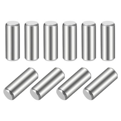 Harfington Uxcell 10Pcs  Dowel Pin 304 Stainless Steel Cylindrical Shelf Support Pin