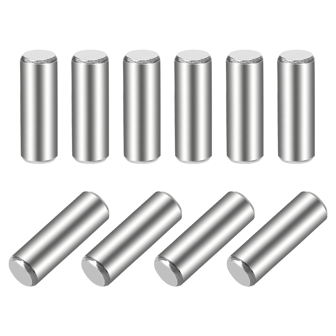 uxcell Uxcell 10Pcs  Dowel Pin 304 Stainless Steel Cylindrical Shelf Support Pin