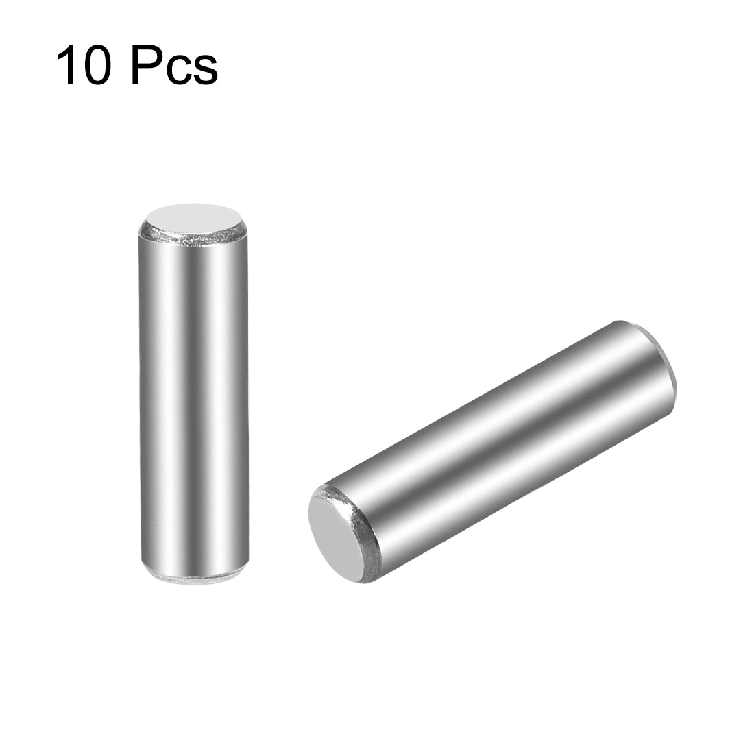 uxcell Uxcell 10Pcs  Dowel Pin 304 Stainless Steel Cylindrical Shelf Support Pin