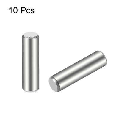 Harfington Uxcell 10Pcs  Dowel Pin 304 Stainless Steel Cylindrical Shelf Support Pin