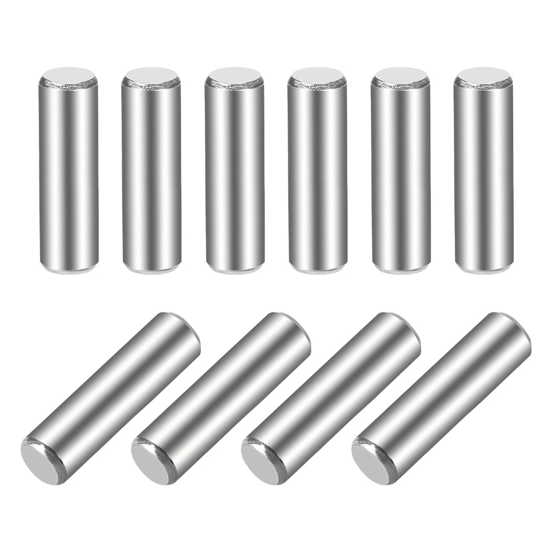 uxcell Uxcell 10Pcs  Dowel Pin 304 Stainless Steel Cylindrical Shelf Support Pin